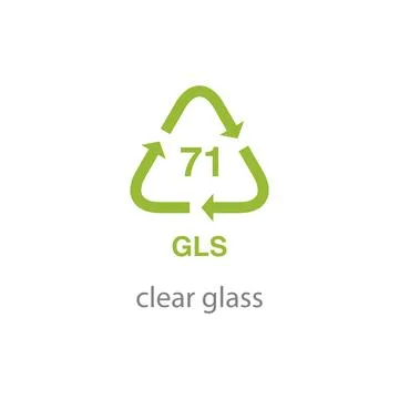 Recycle code icon vector template Stock-Illustration