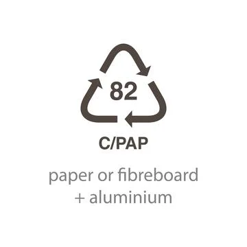 Recycle code icon vector template Stockillustratie