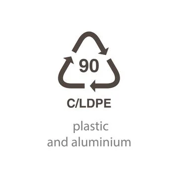 Recycle code icon vector template イラスト素材