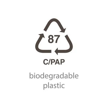 Recycle code icon vector template イラスト素材