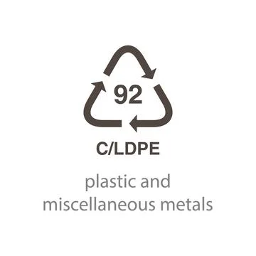 Recycle code icon vector template 库存插图