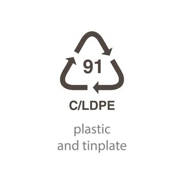 Recycle code icon vector template イラスト素材