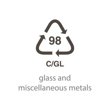 Recycle code icon vector template イラスト素材