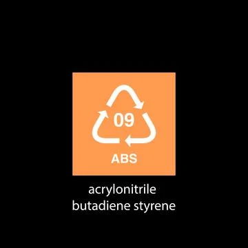 Recycle code icon vector template Stockillustratie