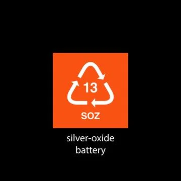 Recycle code icon vector template Stock-Illustration