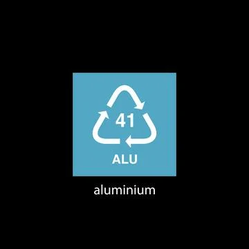 Recycle code icon vector template Stockillustratie