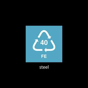 Recycle code icon vector template イラスト素材