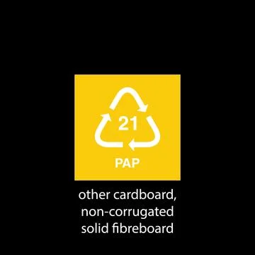 Recycle code icon vector template Stock-Illustration