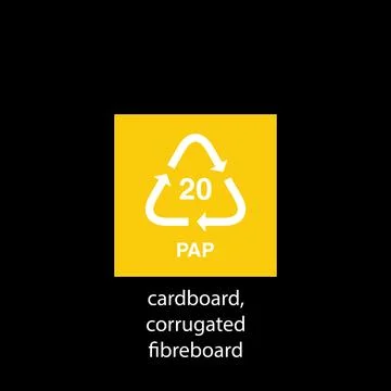 Recycle code icon vector template イラスト素材