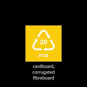 Recycle code icon vector template Stock-Illustration