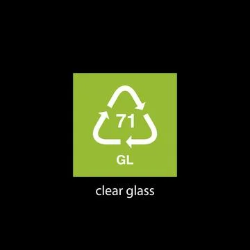 Recycle code icon vector template Stock-Illustration