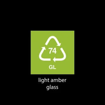 Recycle code icon vector template Stockillustratie