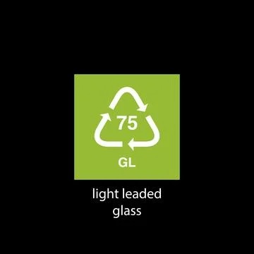 Recycle code icon vector template Stock-Illustration