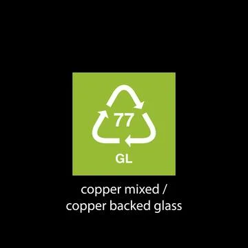 Recycle code icon vector template Stock-Illustration