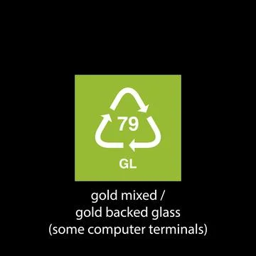 Recycle code icon vector template イラスト素材