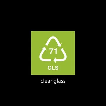 Recycle code icon vector template Stock-Illustration