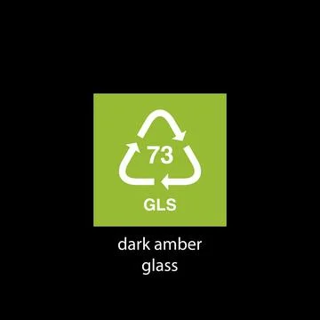 Recycle code icon vector template イラスト素材