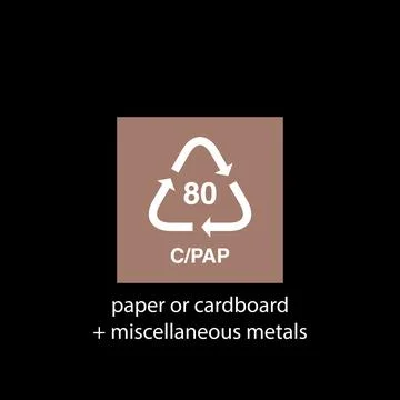 Recycle code icon vector template イラスト素材