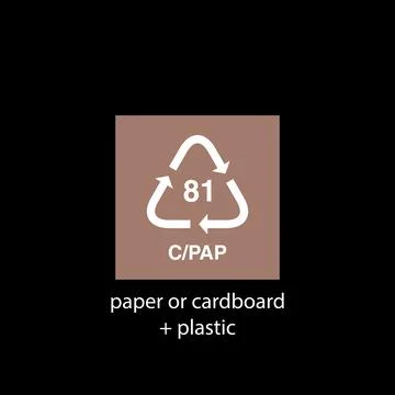 Recycle code icon vector template イラスト素材