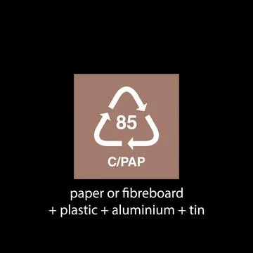 Recycle code icon vector template イラスト素材