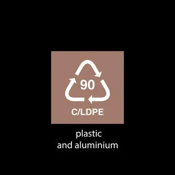 Recycle code icon vector template イラスト素材