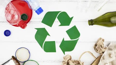 Recycle composition . High quality and resolution beautiful photo concept Stock Photos