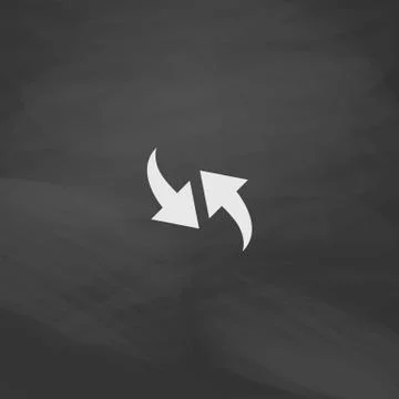 Recycle computer symbol 스톡 일러스트