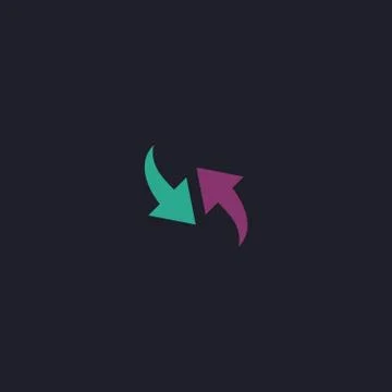 Recycle computer symbol 스톡 일러스트