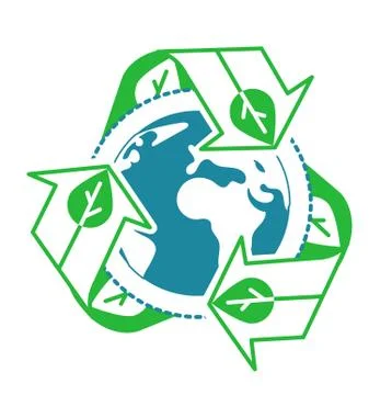 Recycle concept environment Stock Illustration