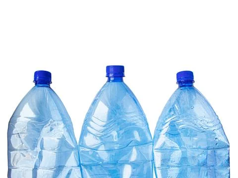 Recycle concept, used plastic bottles Stock Photos