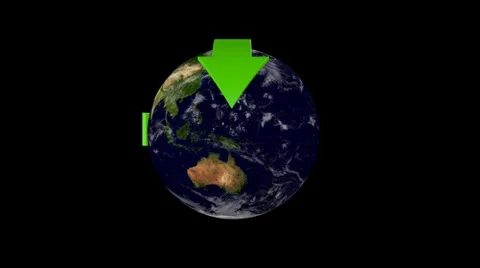 Recycle Earth 05 alpha Video stock 923063