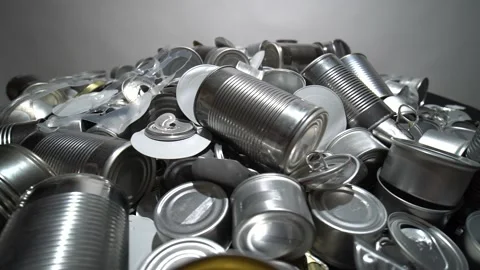 Recycle empty cans and tin. Aluminum sod... | Stock Video | Pond5