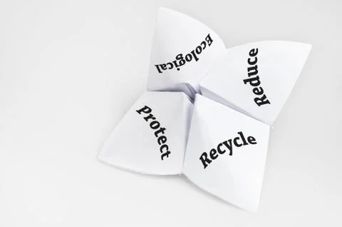 Recycle on fortune teller Photos