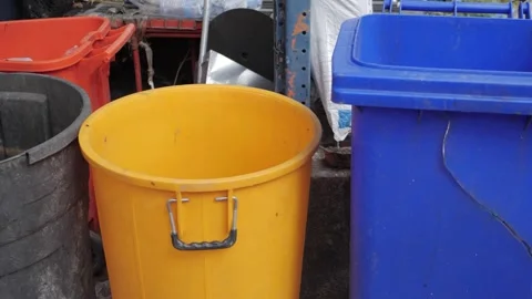 Recycle garbage at home 動画素材 243420519