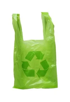 Recycle Green Plastic Bag Stock Photos
