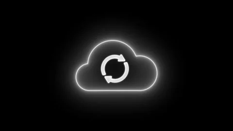 Recycle icon on clod. Thee rotating arrows. Recycle symbol, loop animation Stock Footage 304718517