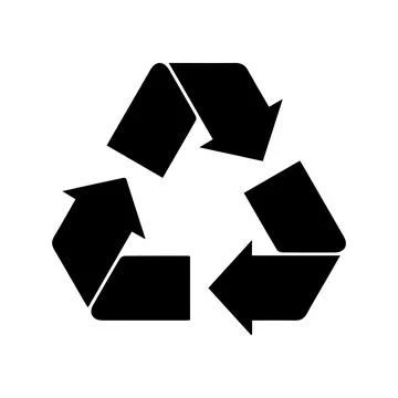 Recycle icon logo design Stock Illustration