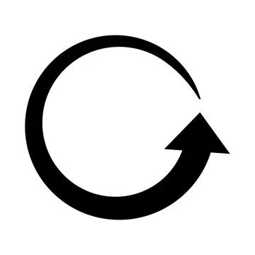 Recycle icon logo design Illustrazione stock