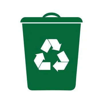 Recycle icon logo design Stock Illustration
