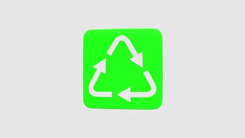 Reduce Reuse Recycle Icon Stock Video Footage | Royalty Free Reduce ...