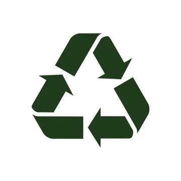 Recycle icon vector Stock Illustration