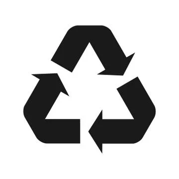 Recycle icon vector Stock Illustration