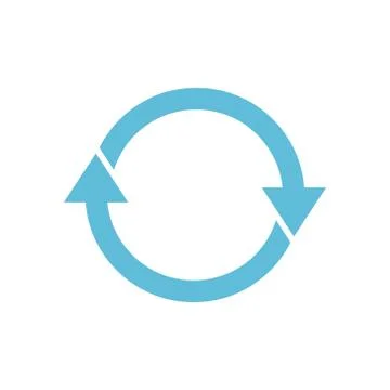 Recycle icon vector Stock Illustration