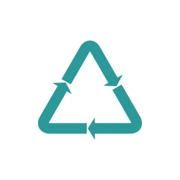 Recycle icon vector Stock Illustration