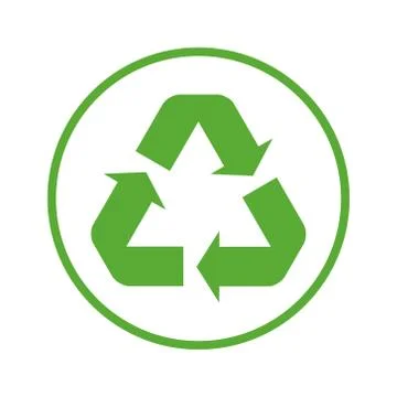 Recycle icon vector Stock Illustration