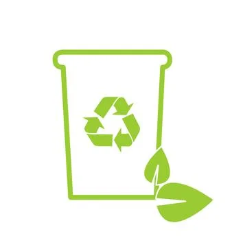 Recycle Icon vector illustration Illustrazione stock