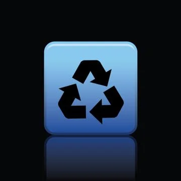 Recycle icon web set Stock Illustration