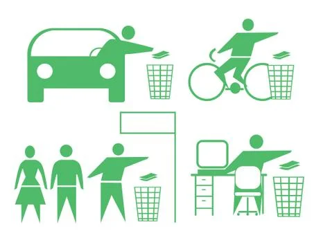 Recycle icons 스톡 일러스트