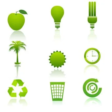 Recycle icons Stock Illustration