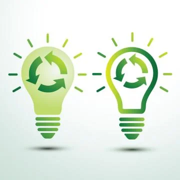 Recycle idea Illustrazione stock